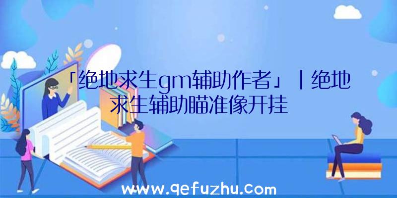 「绝地求生gm辅助作者」|绝地求生辅助瞄准像开挂